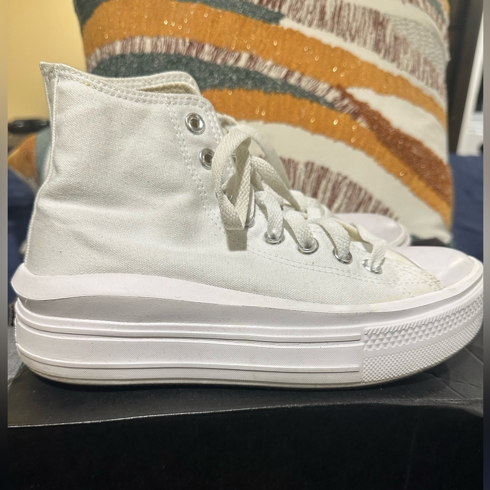 Converse Chuck Taylor All Star  Platform Hi Top Shoes Womens 7 - Picture 5 of 10